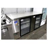 2020 Atosa Mbb69ggr 69in Self Contained 2-door Back Bar Cooler