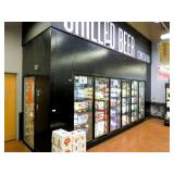 13ft X 20ft X 10ft Walk-in Beer Cooler With 6 Glass Doors - No Compressor