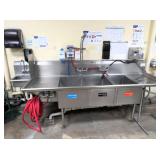 103-inch 3-compartment Sink With Hand Sink