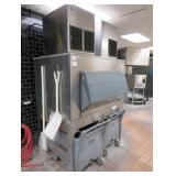 2 - Hoshizaki Self-contained 800lb Ice Flaker Heads With Bin And Carts