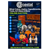 October 4 Online Auction: Silver Coins, Lladro, Capodimonte, Tools, Art Glass & More