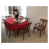 Antique dining table w/chairs