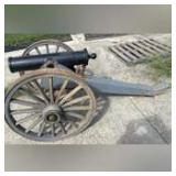 South Bend Cannon w/artillery carriage 